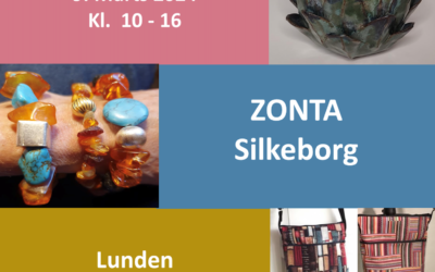 Jeg deltager på Zonta Kunsthåndværkermarkedet i Lunden i Silkeborg.
